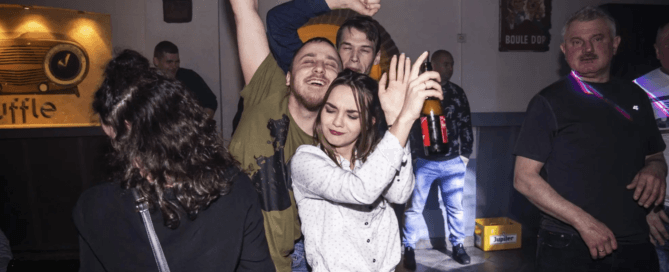 Poolse arbeidsmigranten disco
